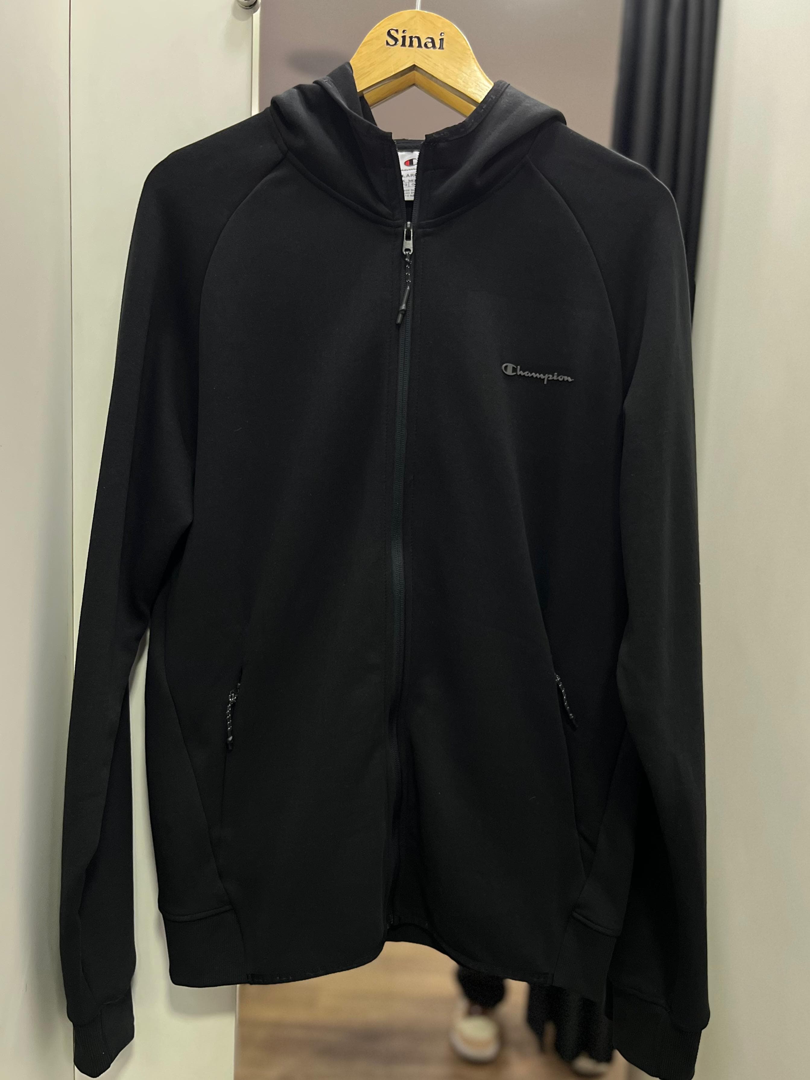 Jaqueta Champion - Mini Script Logo Black