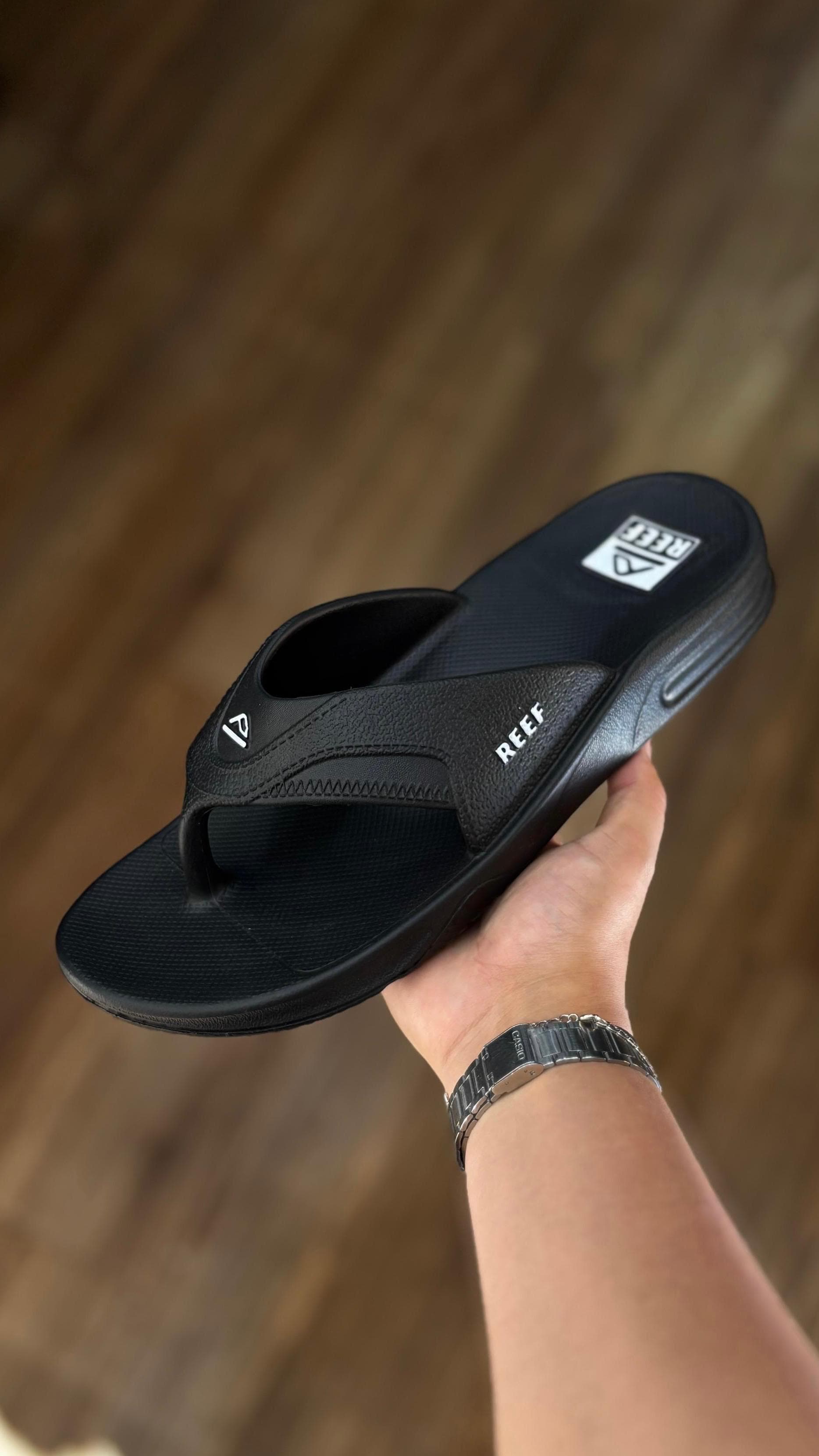 Chinelo Reef- Fanning H2o Preto