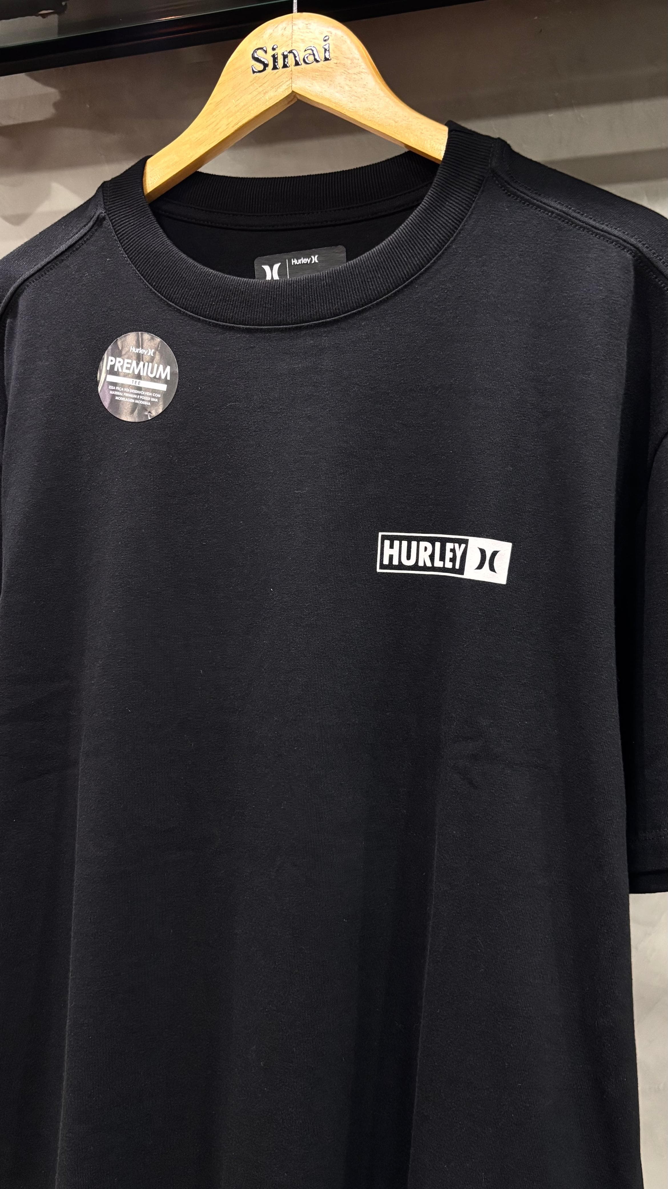 Camiseta Hurley - Esp Block Party Maxfit Preto